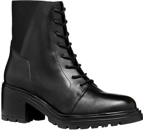 GEOX - Damiana - Veterboots - Zwart - Leer