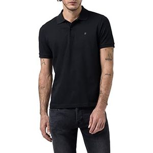Pierre Cardin Basic Poloshirt voor heren, zwart, maat L, zwart, L