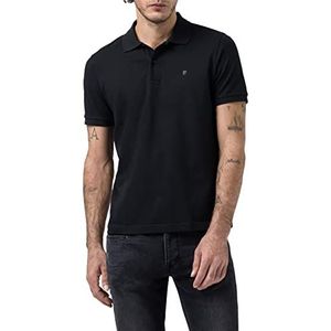 Pierre Cardin Basic poloshirt voor heren, zwart, 6XL, zwart, 6XL