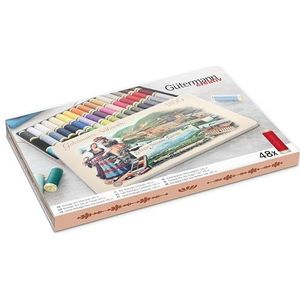 Gutermann Creativ Allesnaaigaren - Nostalgische blikken cadeauset, 100m 48 spoelen, 100% polyester, hand- en machinaal naaien, diverse kleuren