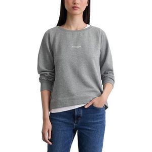 Marc O'Polo Sweatshirt  grijs gemêleerd / wit