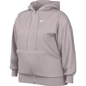 Nike Dames Sweatshirt Sportswear Phnx FLC Fz Os Hoodie Pl, Platinum Violet/Sail, DV4979-019, 1X-T