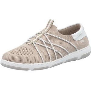 Rieker - 42450 - Mocassin - Beige - Verwisselbare Binnenzool