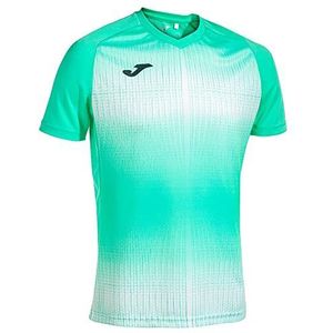 T-shirt - Korte Mouwen - V-hals - Zwart - 100% Interlockpolyester