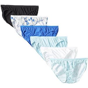Fruit of the Loom Dames Bikini Stijl Ondergoed (Pack van 6) - multi - XXL