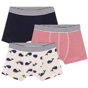 Petit Bateau - Set van 3 Boxershorts - Multicolor - Katoen