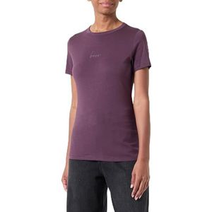 BOSS Dames C_elogo_Crystal Jersey, Open Paars, S