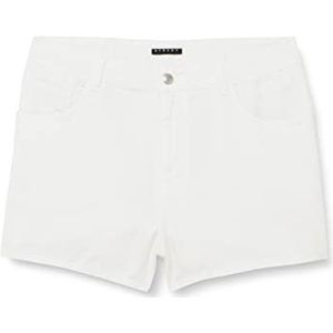 Sisley Casual shorts voor dames, Creamy White 10r, 28