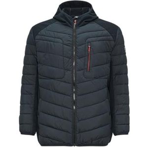 s.Oliver - 5978 - Veste Matelassée - Blauw - Softshell, Col Rond, Manches Longues