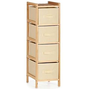 Kast met 4 laden, crèmekleurig, collectie kit