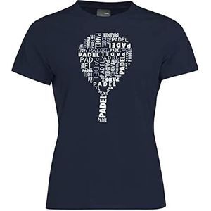 HEAD Padel Typo T-shirt voor dames