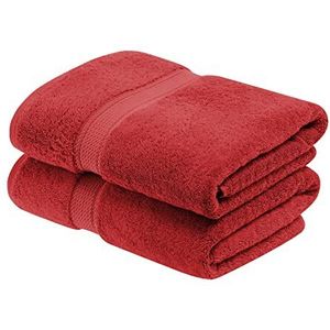 Superior Luxe badhanddoeken, 900 g/m2, van 100% hoogwaardig langstapelbaar, gekamd katoen, set van 2 badhanddoeken in hotel- en spa-kwaliteit