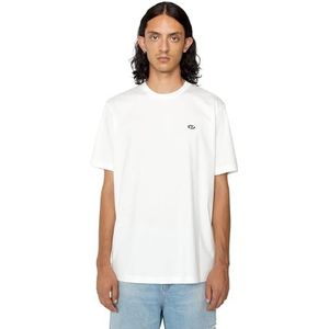 Diesel T-Just-Doval-PJ T-Shirt Off White XL Heren, Gebroken wit, XL