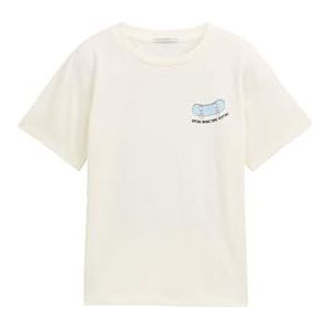 TOM TAILOR Jongens T-shirt, 12906 - Wool White, 92-98