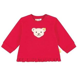 Steiff Sweatshirt met lange mouwen voor babymeisjes, rood (ribbon red), 80 cm
