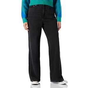 JACK & JONES JXTOKYO Wide HW CR6015 NOOS broek, Black Denim, 29/32, zwart denim, 29W x 32L