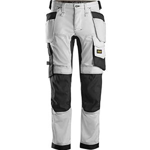 Snickers Workwear Uniseks broek, wit, wit, 54