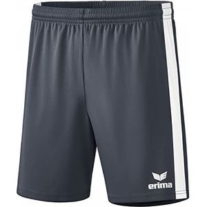 Erima uniseks-volwassene Retro Star shorts (3152109), slate grey/wit, S