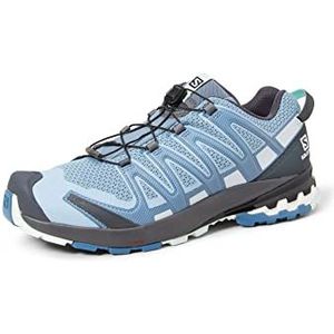 Salomon XA Pro 3D V8 Dames Trailrunning-Schoen, Blauw (Ashley Blue/Ebony/Opal Blue), 45 ⅓ EU