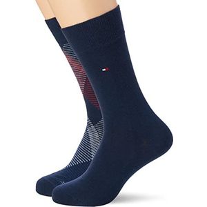 Tommy Hilfiger Heren diagonaal streep sock classic sock, Tommy Original, 39/42 EU