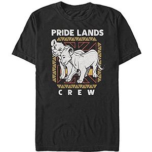 Disney Lion King - Pride Lands Crew Unisex Crew neck T-Shirt Black 2XL