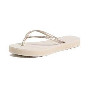 Havaianas Slim Flatform Sandaal Teenslippers voor dames, Beige, 43/44 EU