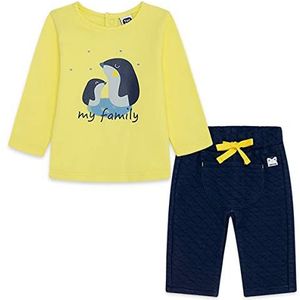 Tuc Tuc IT'S COLD FW21 T-shirt en broek, gestippeld, voor kinderen, geel