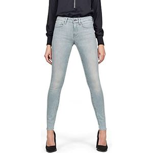 G-STAR RAW Dames 3301 Deconstructed Mid Waist Skinny Jeans, blauw (Medium Aged 9882-71), 25W x 32L