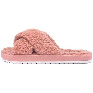 Skechers Gezellige Slipper voor dames, Rose Sherpa Faux Fur, 40 EU