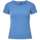 T-shirt - Zwart - Katoen - Nauwsluitende Pasvorm