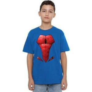 Spiderman Kostuum Unisex Kids T-shirt, Royal, 5-6 jaar, Koninklijk, 5-6 jaar