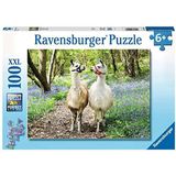 Ravensburger puzzel Lama liefde - Legpuzzel - 100 XXL stukjes