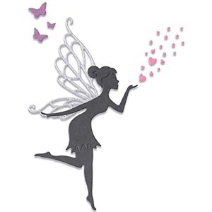 Sizzix Thinlits Die Set 5PK Fairy Wishes by Lisa Jones, 665178, meerkleurig, One Size