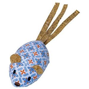 Nobby Pluche muis met Catnip blauw 20 cm