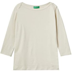 United Colors of Benetton Shirt M/L 3GA2E16A1 T-shirt, lichtbeige 152, XL dames, lichtbeige 152, XL