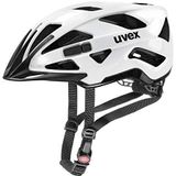 uvex active - veilige allround-helm voor dames en heren - individueel passysteem - uitbreidbaar met led-licht - white black - 52-57 cm