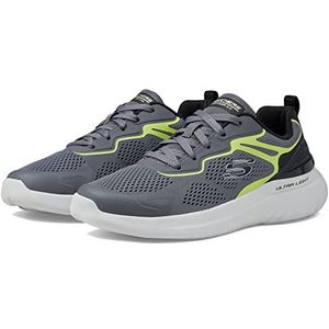 Skechers 232674 Cclm Sneakers voor heren, Houtskool Synthetisch Mesh Lime Trim, 39.5 EU