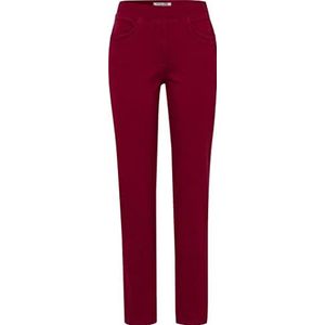 Raphaela by Brax Pamina Fun Soft Tencel Denim Jeans voor dames, cranberry, 40W x 32L