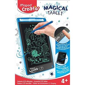 Maped Creativ Magische tablet LCD + stylus – leisteen bord tekenbord afwasbaar – knutselen en cadeau voor kinderen vanaf 4 jaar