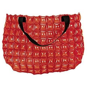 WENKO 4392302100 schoudertas L Bubble Bag inclusief pomp, kunststof, 58 x 38 cm, rood