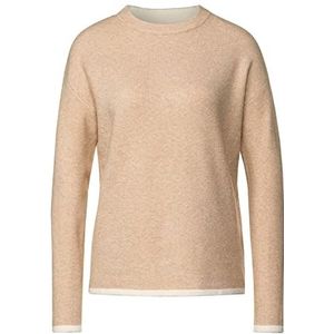 Street One Dames A302046 gebreide trui, Tender Sand Melange, 38, Tender Sand Melange, 38