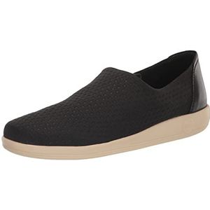 ECCO Soft 2.0 Slip-on voor dames, zwart, 43 EU Smal