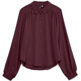 VERO MODA - Vmani LS T-shirt - Wijnproeverij - Lange Mouwen - Normale Pasvorm
