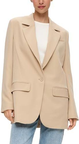 QS Oversized blazer met klepzakken, 8170, 32