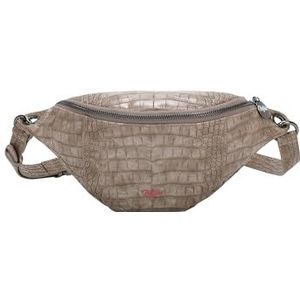 Buffalo Bum Soft Croco Taupe Cross voor dames, taupe