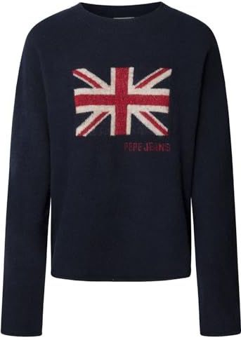 Pepe Jeans - PL7000058 Caitlin - Gebreide Trui - Marineblauw - Acryl