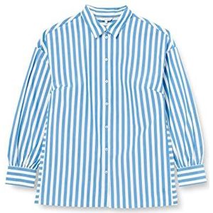 TRIANGLE Damesblouse, lange mouwen, blauw, maat 44, blauw, 44