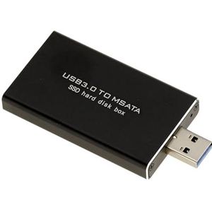 KALEA-INFORMATIQUE - MSATA Behuizing - Aluminium - USB3 - Compact Formaat voor 30 mm of 50 mm mSATA SSD's