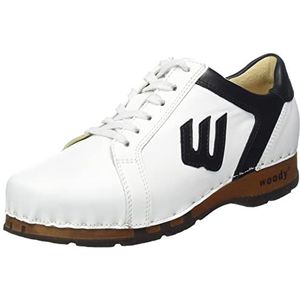 Woody Dames Wayne houten schoen, wblack, 44 EU, Wzwart, 44 EU