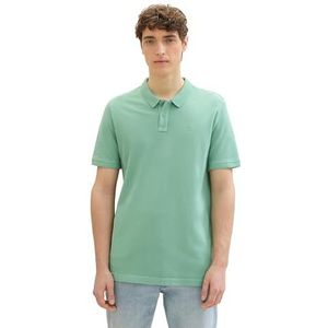 TOM TAILOR Denim Poloshirt voor heren, 10978 - gebleekt groen, XXL